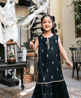 Kaanthaa Stitched 2 Piece Cotton Silk Formals Kids Suit-Koel Stitched (2-Piece)