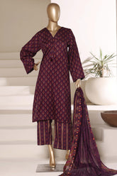 Sada Bahar Stitched 3 Piece Printed Lawn Vol-06 Suit-PR-504-Purple