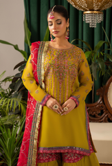 House Of Chiffon By Humdum Unstitched 3 Piece Luxury Formals Suit-D06