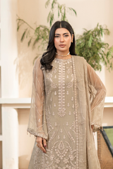 Anaya Noor By Zebtan Unstitched 3 Piece Luxury Formals Suit-AN-07