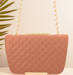 Fineur Shoulder Bag Quilted Charm - Bronze