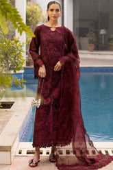Motifz Unstitched 3 Piece Premium Emb Lawn Vol-02 Suit-5313-Sabine