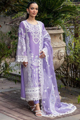 Motifz Unstitched 3 Piece Premium Emb Lawn Vol-02 Suit-5318-Elise