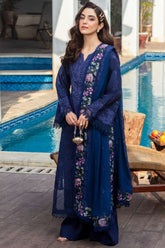 Motifz Unstitched 3 Piece Premium Emb Lawn Vol-02 Suit-5330-Maelys