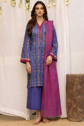 Rang By Motifz Unstitched 3 Piece Printed Lawn 3 Suit-5357-Izaar