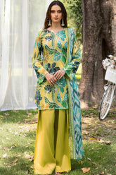 Rang By Motifz Unstitched 3 Piece Printed Lawn 3 Suit-5358-Nimr