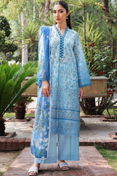 Amal By Motifz Unstitched 3 Piece Digital Printed Emb Lawn Vol-02 Suit-5370-Mishti