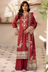 Umang By Motifz Unstitched 3 Piece Digital Printed Emb Lawn 2 Suit-5412-EMINE