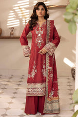 Umang By Motifz Unstitched 3 Piece Digital Printed Emb Lawn 2 Suit-5412-EMINE