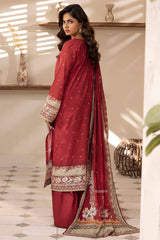 Umang By Motifz Unstitched 3 Piece Digital Printed Emb Lawn 2 Suit-5412-EMINE