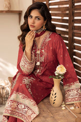 Umang By Motifz Unstitched 3 Piece Digital Printed Emb Lawn 2 Suit-5412-EMINE