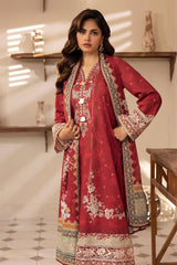 Umang By Motifz Unstitched 3 Piece Digital Printed Emb Lawn 2 Suit-5412-EMINE