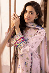 Umang By Motifz Unstitched 3 Piece Digital Printed Emb Lawn 2 Suit-5414-RUYA