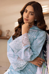 Umang By Motifz Unstitched 3 Piece Digital Printed Emb Lawn 2 Suit-5420-JANE