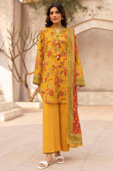 Rang By Motifz Unstitched 3 Piece Digital Printed Lawn Collection'2025-5442-Reena