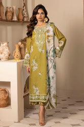 Umang By Motifz Unstitched 3 Piece Digital Printed Emb Lawn Suit-5468-BLOOM