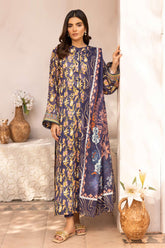 Rang By Motifz Unstitched 3 Piece Printed Lawn Suit-5512-Eyleen