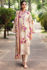 Umang By Motifz Unstitched 3 Piece Digital Printed Emb Lawn 3 Collection'2025-5565-Ayla