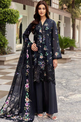 Umang By Motifz Unstitched 3 Piece Digital Printed Emb Lawn 3 Collection'2025-5571-Giselle