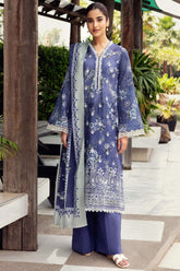 Umang By Motifz Unstitched 3 Piece Digital Printed Emb Lawn 3 Collection'2025-5572-Maisie