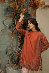 Everywear by Qariney Stitched 2 Piece Collection'2025-Rustic Charm