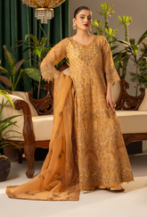 House Of Chiffon By Humdum Unstitched 3 Piece Luxury Formals Collection'2025-D05
