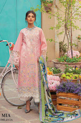 Tesoro Hemline by Mushq Unstitched 3 Piece Spring Summer Lawn Suit-HML-05-A