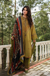Coco by Zara Shahjahan Unstitched 3 Piece Winter Suit-ZW22-5B