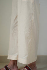 Deck Up Plain Trousers - Beige