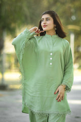 Urban Cut 2 Piece Cotton Embellished Co- Ord Set