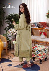 Asim Jofa Uraan Ajur-11 Embroidered Lawn 3 Pcs