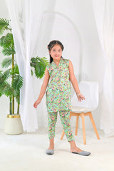 Silcot Stitched Co Ords Kids Summer Lawn Suit-Little Daisy