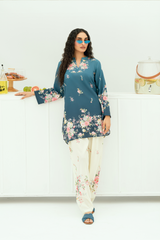 Raha By Amal Stitched Co Ords Cambric Vol-01 Collection'2025-Camellia