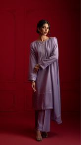 Signature By Najia Zia Stitched 2 Piece Winter Collection'2025-Lavender