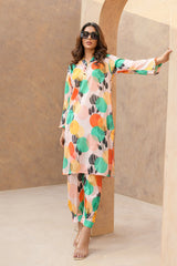 Kesori By Suitsu Stitched Co Ords Collection-Lina-2 Piece Set