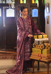 Asim Jofa Eid Signature Ajubf-11 Embroidered Jacquard 3 Pcs