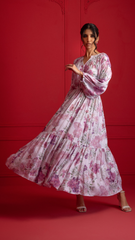 Eternal Classics By Najia Zia Stitched Winter Collection'2025-Cherry Blossom