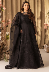 House Of Chiffon By Humdum Unstitched 3 Piece Luxury Formals Collection'2025-D15
