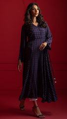 Eternal Classics By Najia Zia Stitched Winter Collection'2025-Berry