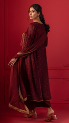 Baraysham By Najia Zia Stitched 2 Piece Winter Collection'2025-Gul-e-Laalah