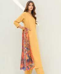Kesori By Suitsu Stitched Co Ords Collection-Summer Gold-2 Piece Set