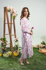 Dhaga Stitched 2 Piece Lawn Suit-Matching separate 0041