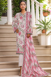 Sada Bahar Stitched 3 Piece Printed Khaddar Vol-01 Suit-KD-PR-6237-Skin