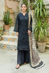 Camila by Johra Unstitched 3 Piece Chikankari Lawn Collection -JH-661