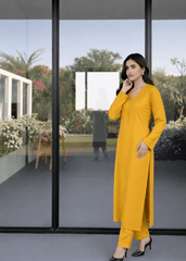 Solids By Silcot Stitched 2 Piece Korean Linen Suit-Linea Korea