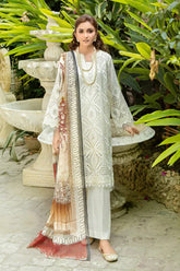 Camila by Johra Unstitched 3 Piece Chikankari Lawn Collection -JH-668