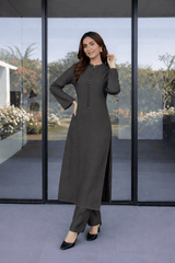 Solids By Silcot Stitched 2 Piece Korean Linen Suit-Urban Loom