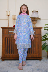Seher o Eid By Shanzey Stitched 3 Piece Lawn Co Ords Suit-SHK-6802
