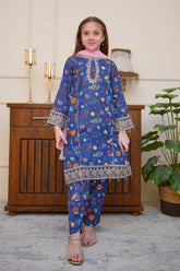 Seher o Eid By Shanzey Stitched 3 Piece Lawn Co Ords Suit-SHK-6805