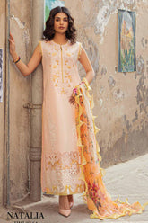 Tesoro Hemline by Mushq Unstitched 3 Piece Spring Summer Lawn Suit-HML-06-A